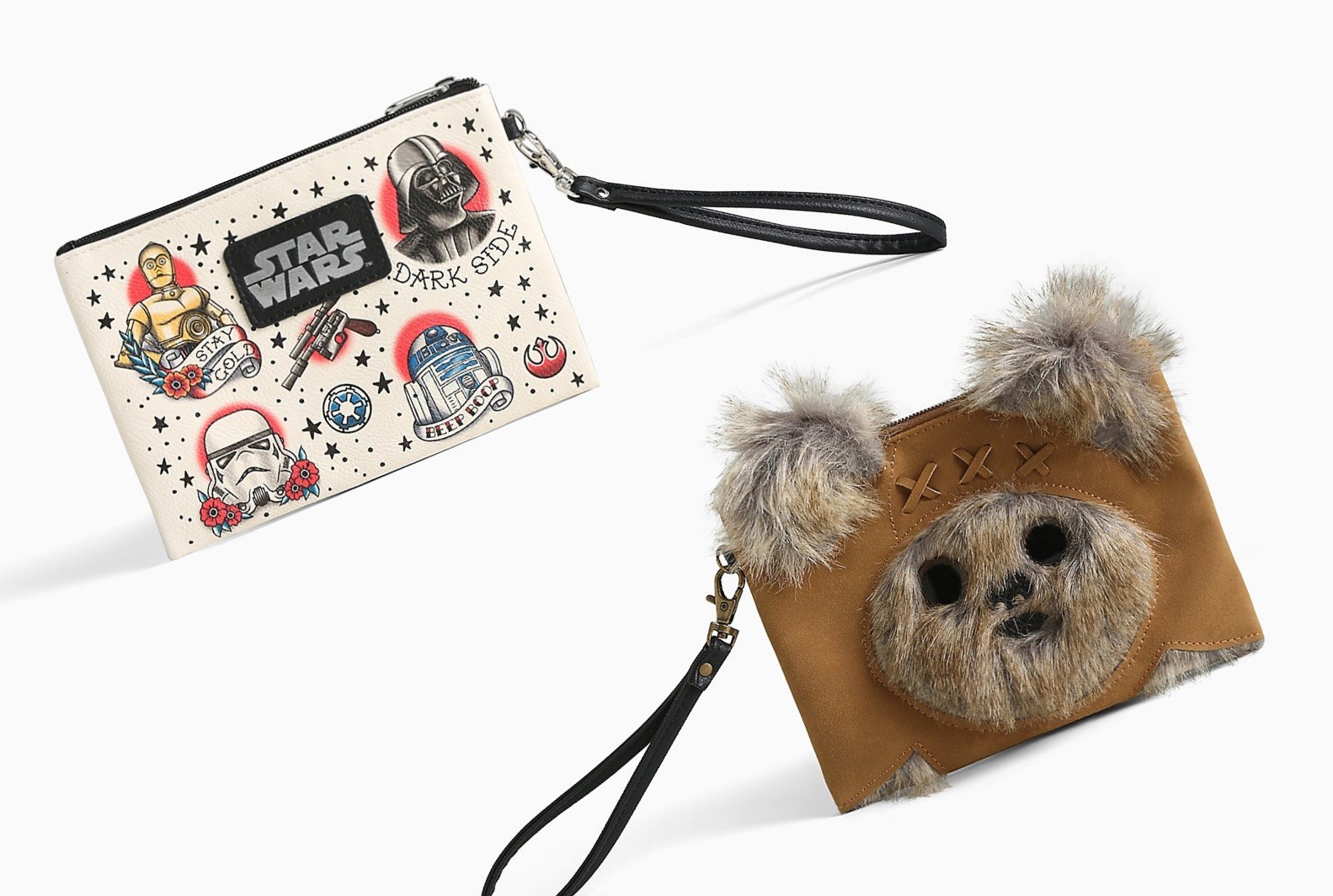 Loungefly x Star Wars clutches available at Torrid