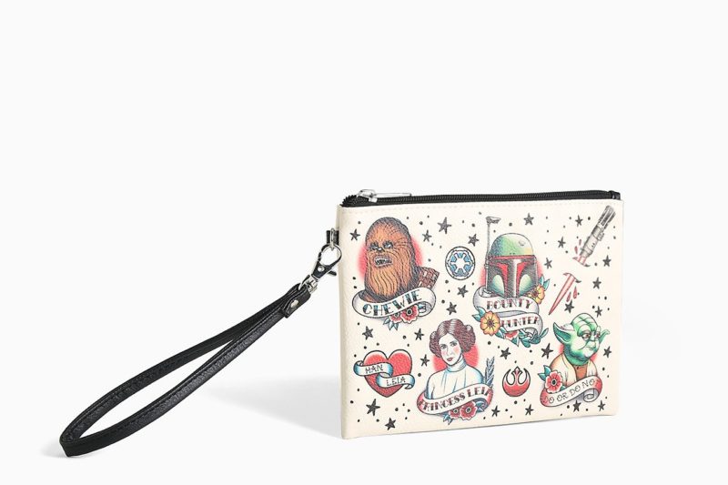 Loungefly x Star Wars tattoo clutch available at Torrid