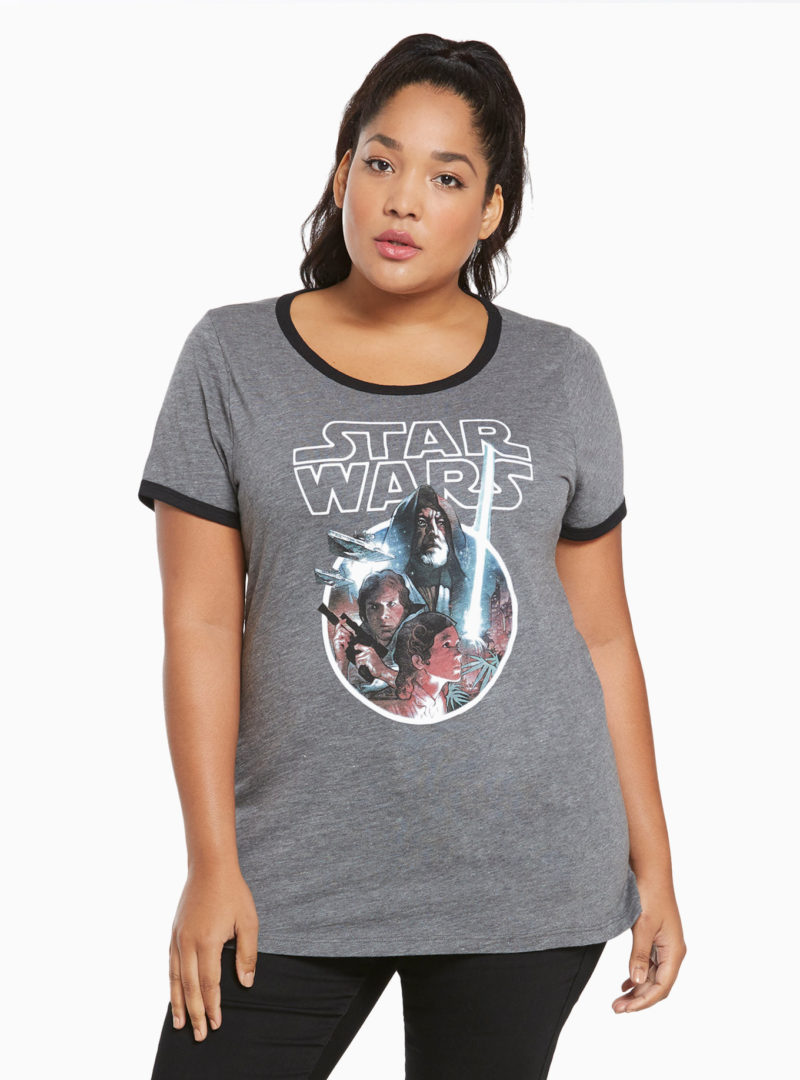 Women's plus size Star Wars ringer tee available at Torrid