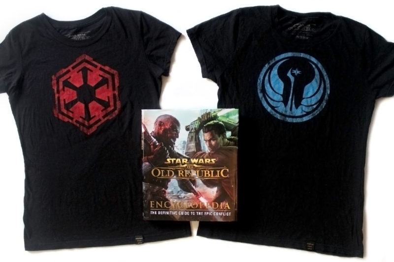 Women's SWTOR Sith and Republic t-shirts by Jinx