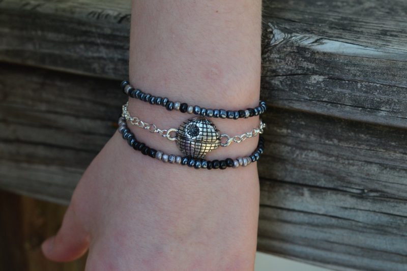 Star Wars inspired bead bracelet by BeadTwisted on Etsy