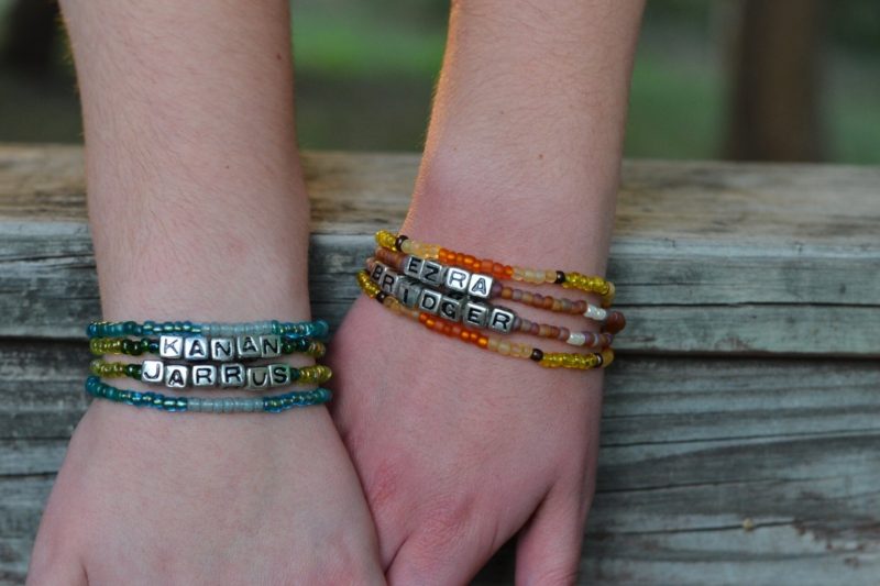 Star Wars inspired bead bracelets by BeadTwisted on Etsy