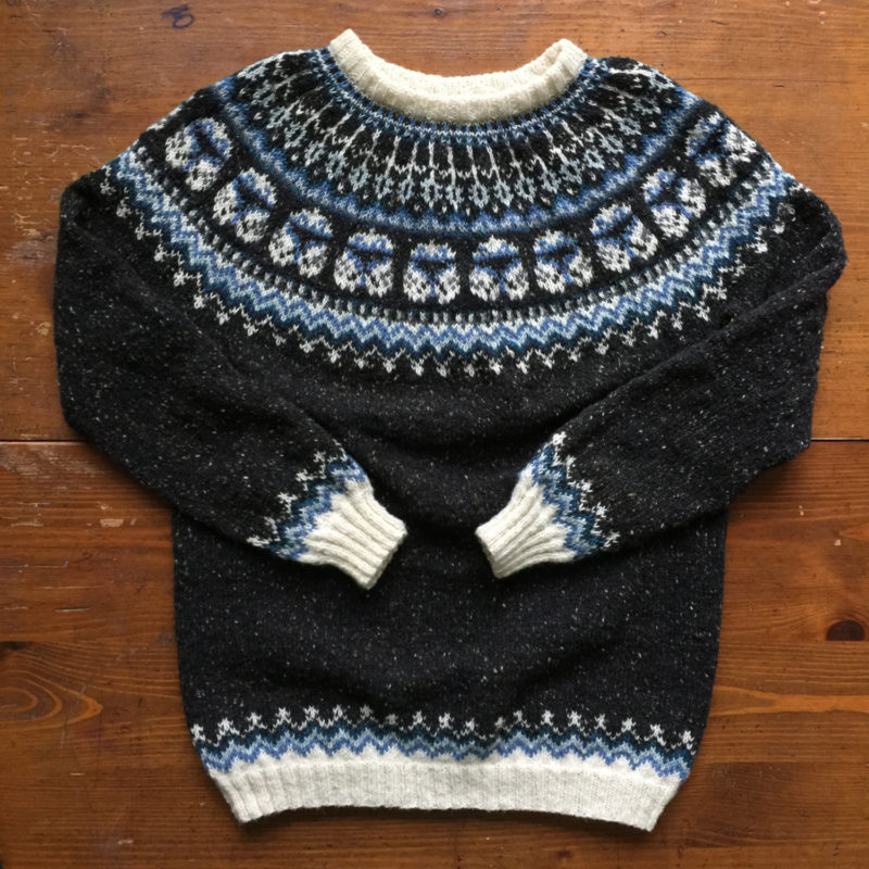 Hand knitted Captain Rex sweater available from Etsy seller Natela Datura Designs