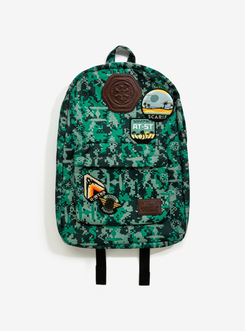 Loungefly x Rogue One camo backpack available at Box Lunch