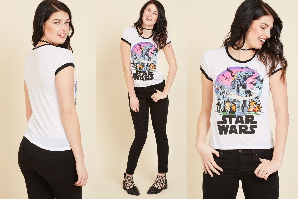 New women’s Rogue One tee at ModCloth