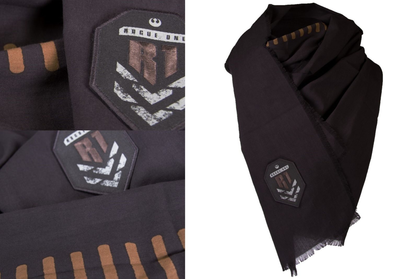 Musterbrand Rogue One scarf at ThinkGeek