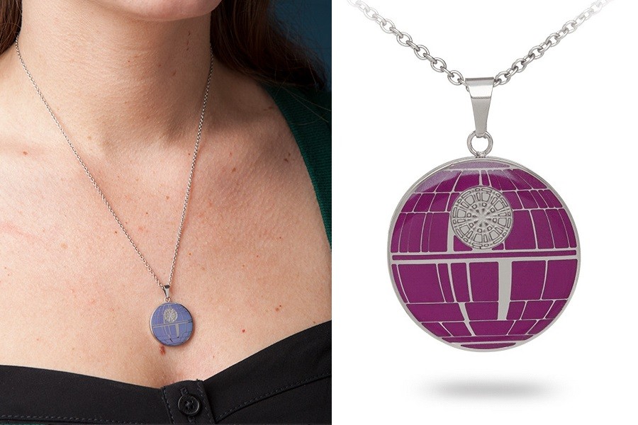 Death Star mood necklace at ThinkGeek