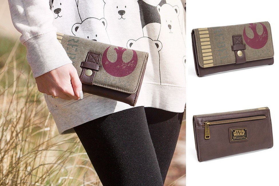 Loungefly x Rogue One Rebel Alliance wallet available at ThinkGeek