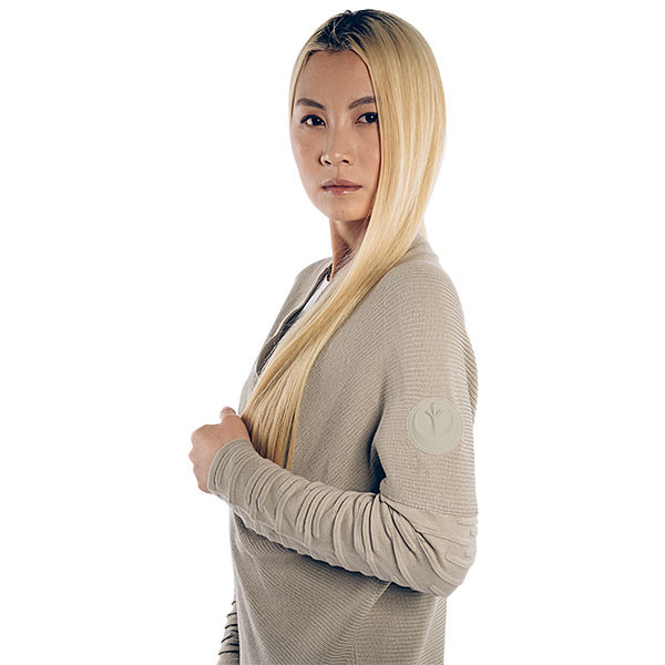 Women's Musterbrand x Star Wars Rey cardigan available at ThinkGeek
