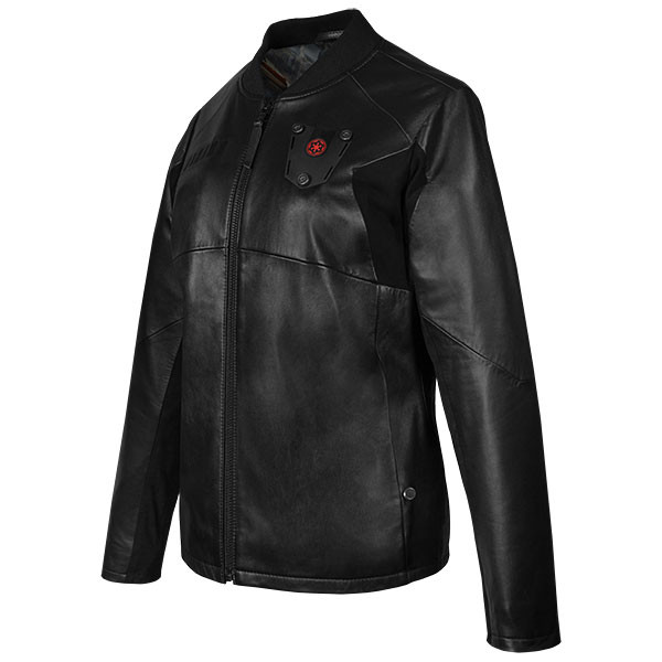 Women's Musterbrand x Star Wars TIE Pilot leather jacket available at ThinkGeek
