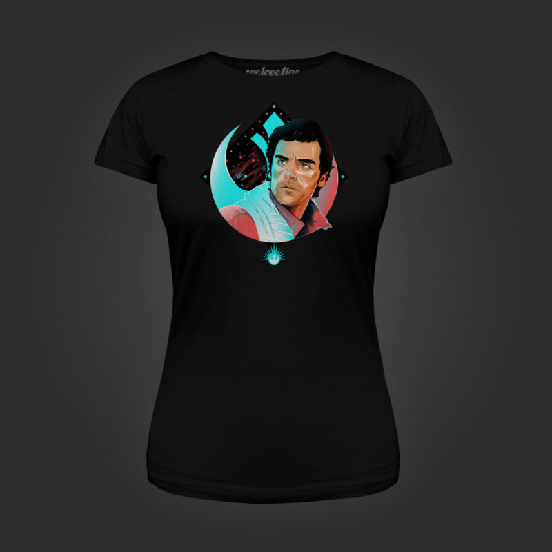 Women's Star Wars Rey prismatic t-shirt available at We Love Fine