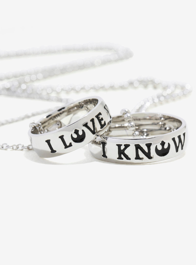 'I Love You' - 'I Know' ring necklace set available at Box Lunch
