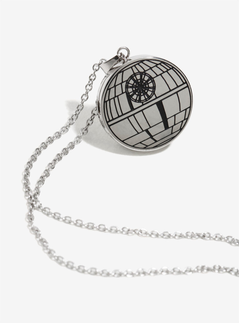 Star Wars Rogue One Death Star locket necklace available at Box Lunch