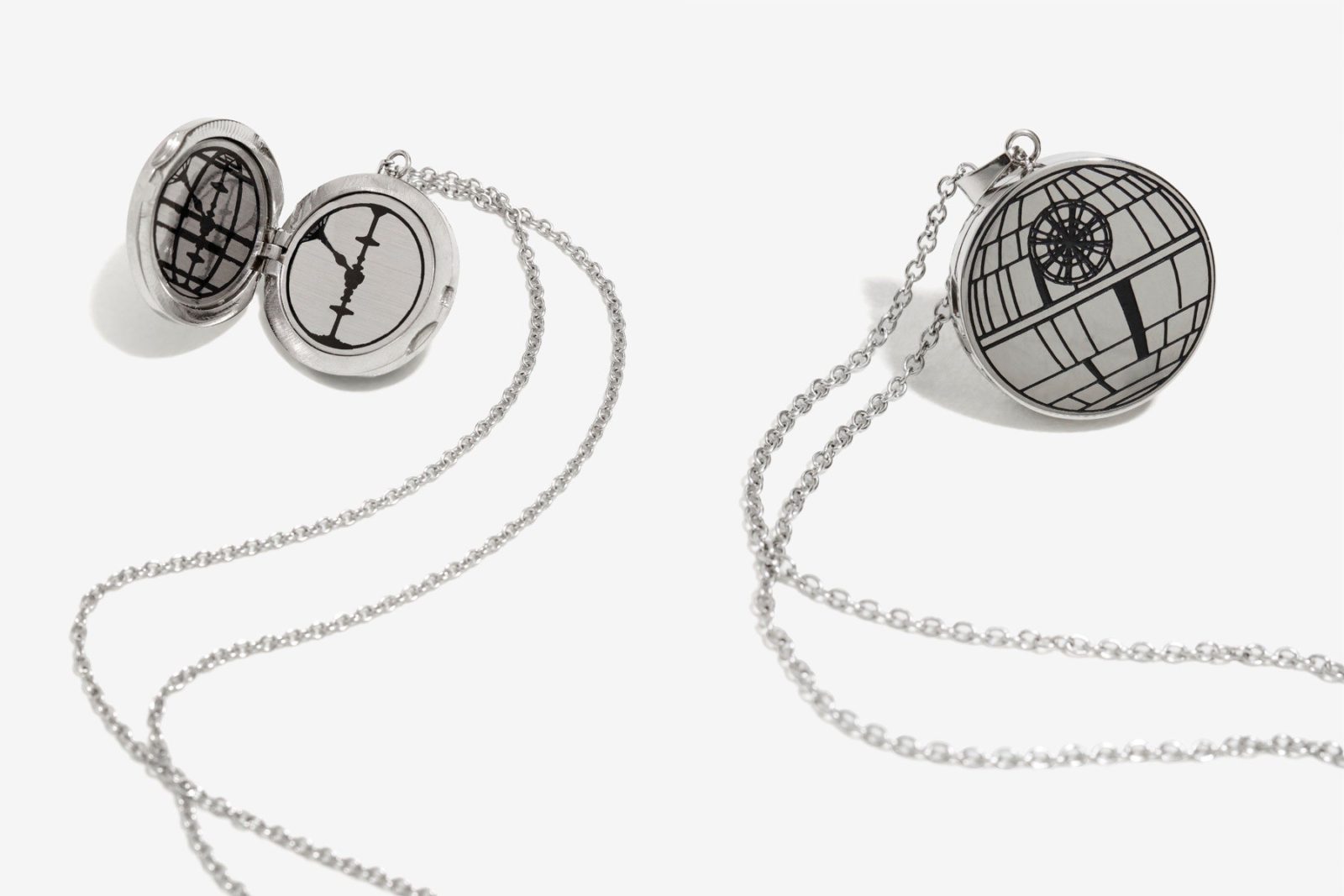 Star Wars Rogue One Death Star locket necklace available at Box Lunch