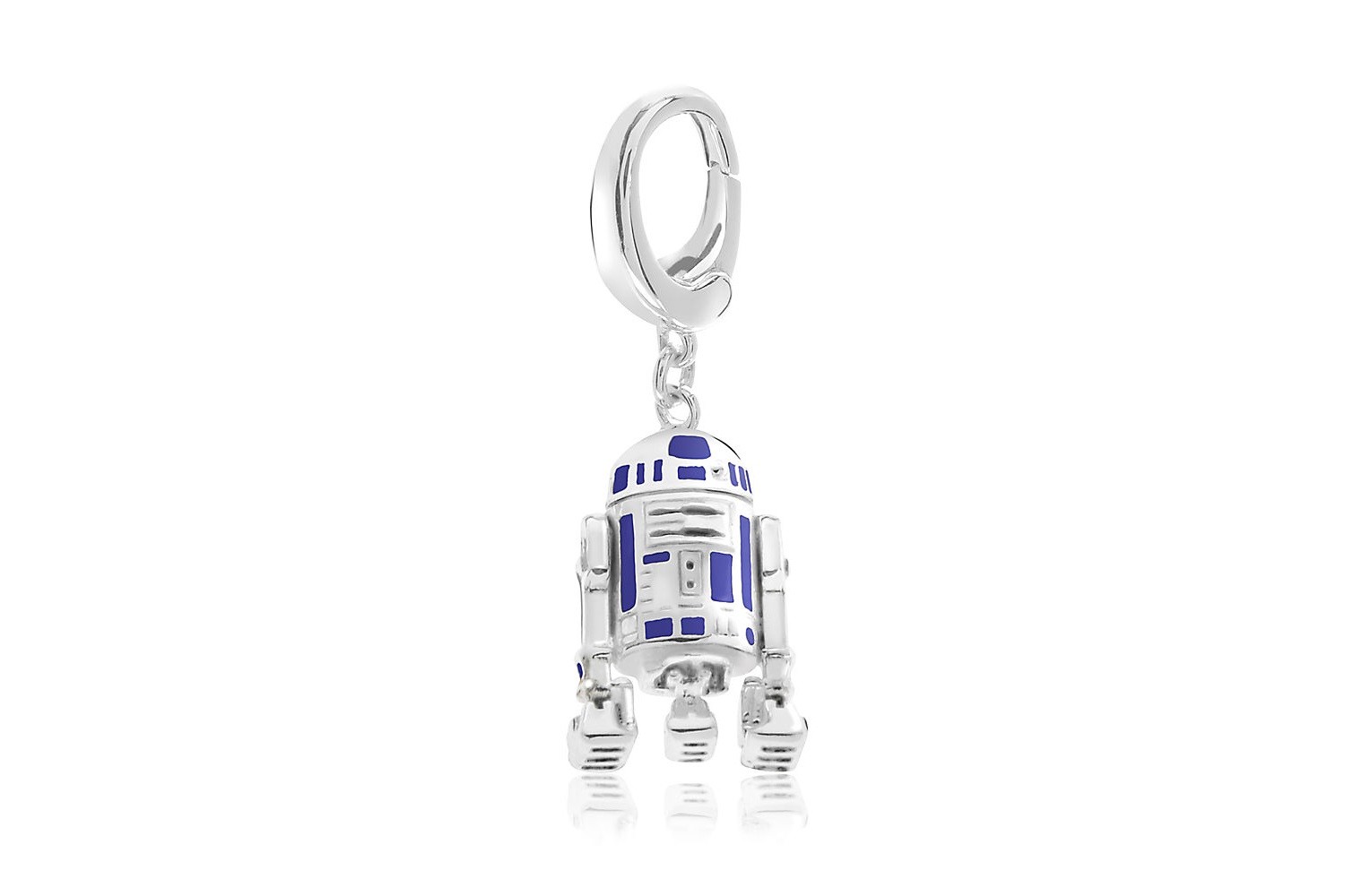Sterling Silver R2-D2 charm (Disney Designer Jewelry Collection) available from the Disney Store