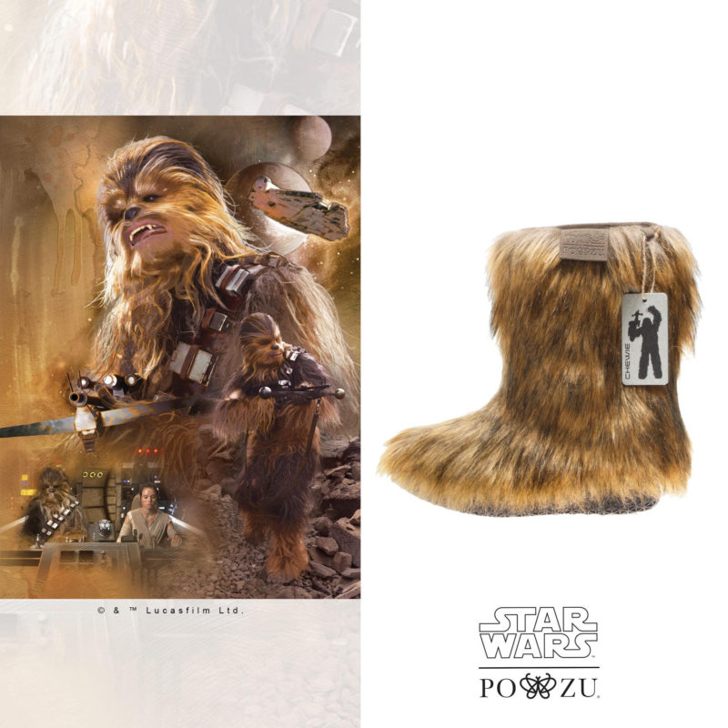 Po-Zu x Star Wars Chewbacca Wookiee boot preview