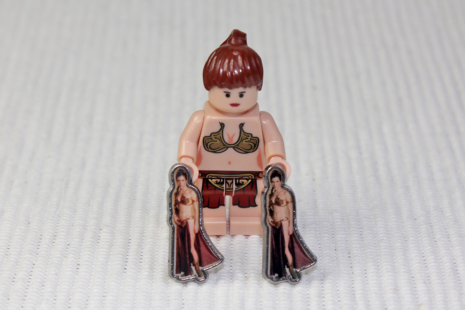 Star Wars Princess Leia cutout stud earrings