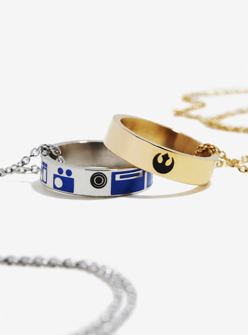Star Wars Droids Best Friend ring necklace set available at Box Lunch