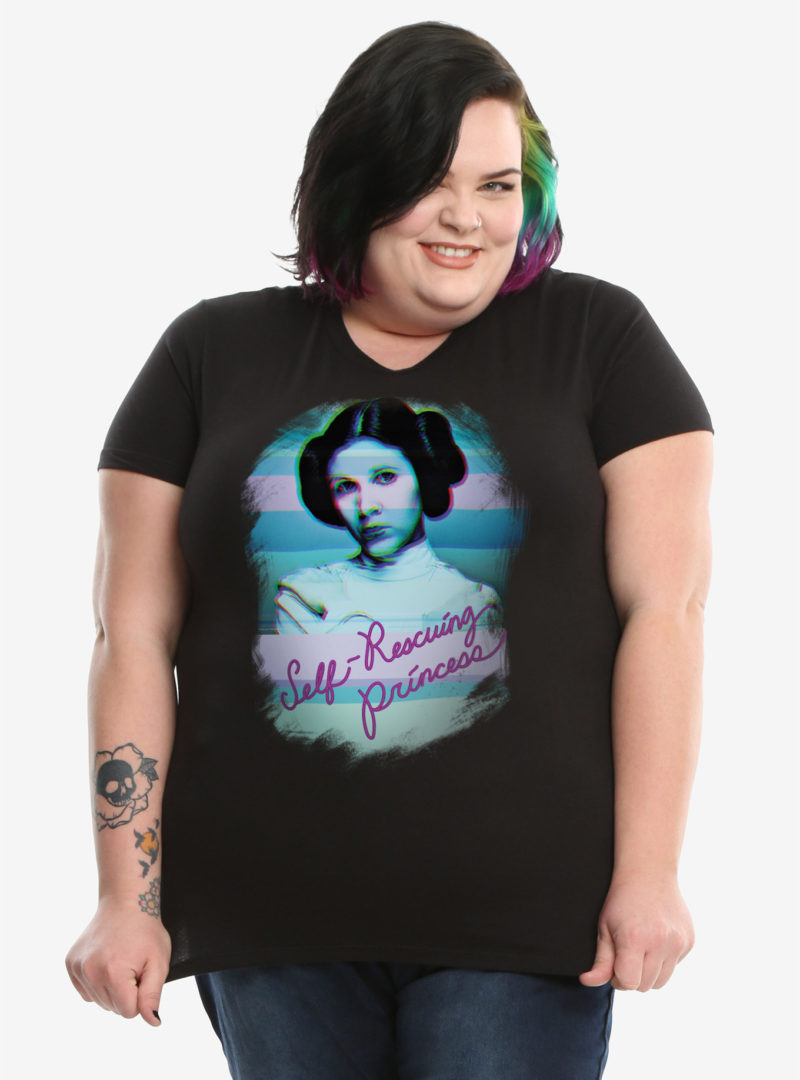 Her Universe x Star Wars Princess Leia Self Rescuing Princess t-shirt