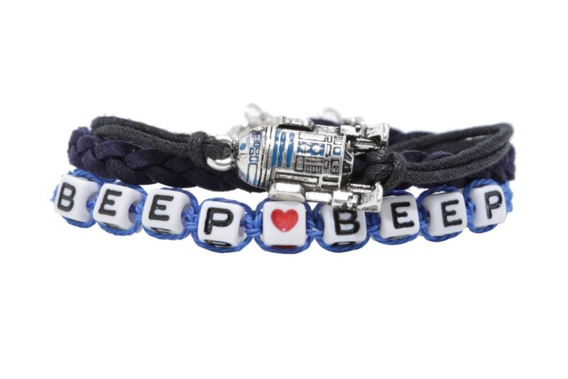 Star Wars R2-D2 Beep Beep cord bracelet set at Hot Topic