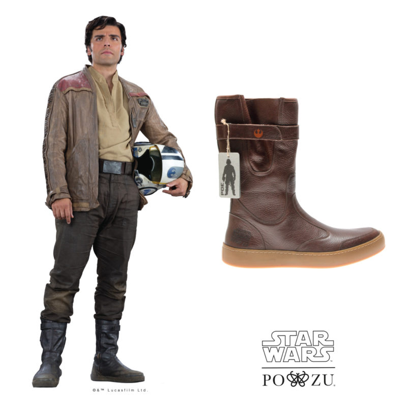 Po-Zu x Star Wars Poe Dameron boot preview