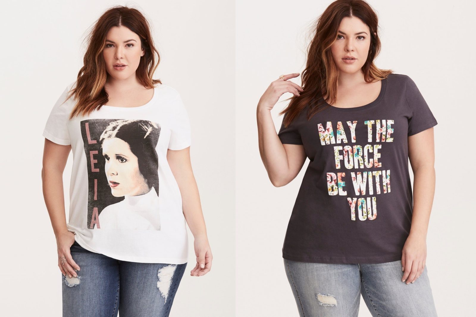 New women’s Star Wars plus size tees at Torrid