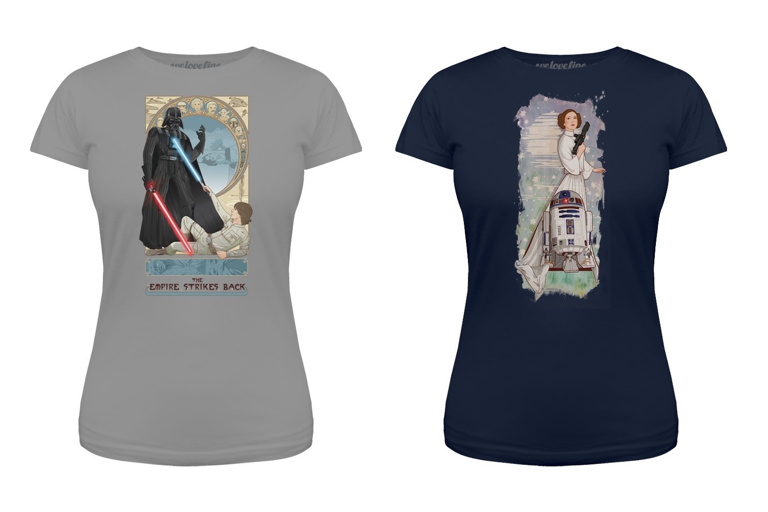 Women's Star Wars tees at We Love Fine