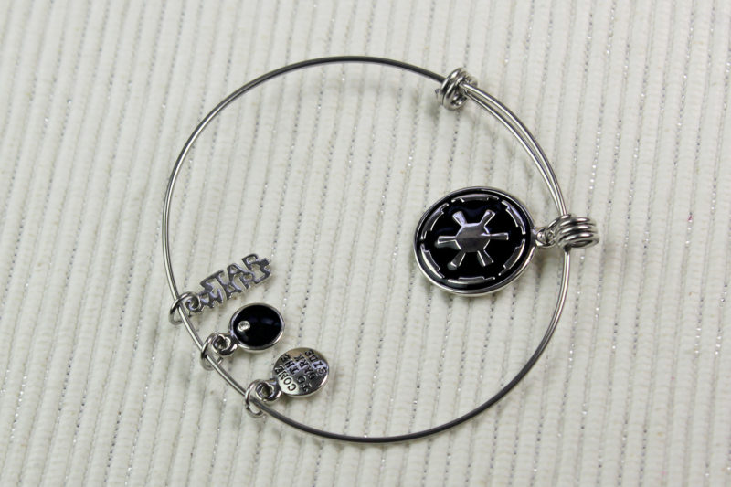 Body Vibe x Star Wars Imperial symbol expandable charm bracelet