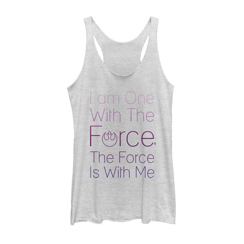 Women's Star Wars Rogue One Chirrut One with Force tank top by Fifth Sun