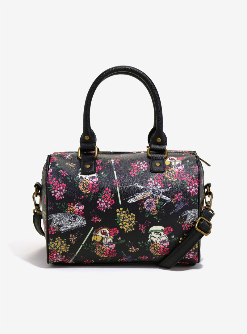 Loungefly x Star Wars Stormtrooper Floral Wars barrel handbag at Her Universe
