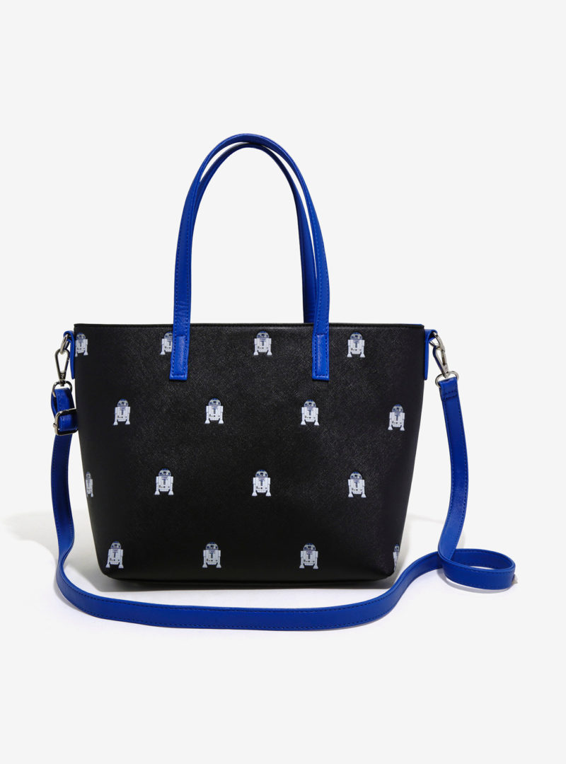 Loungefly x Star Wars R2-D2 pom pom charm tote bag at Her Universe