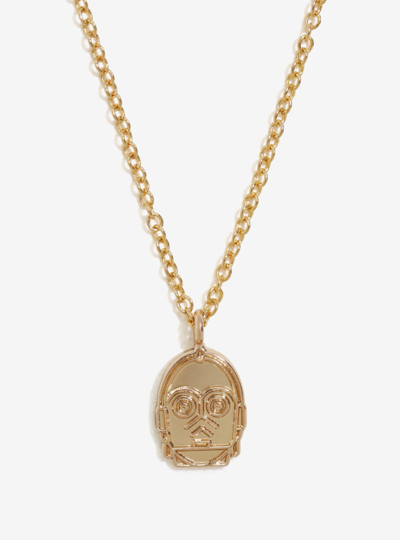 Love And Madness x Star Wars C-3PO gold necklace at Her Universe