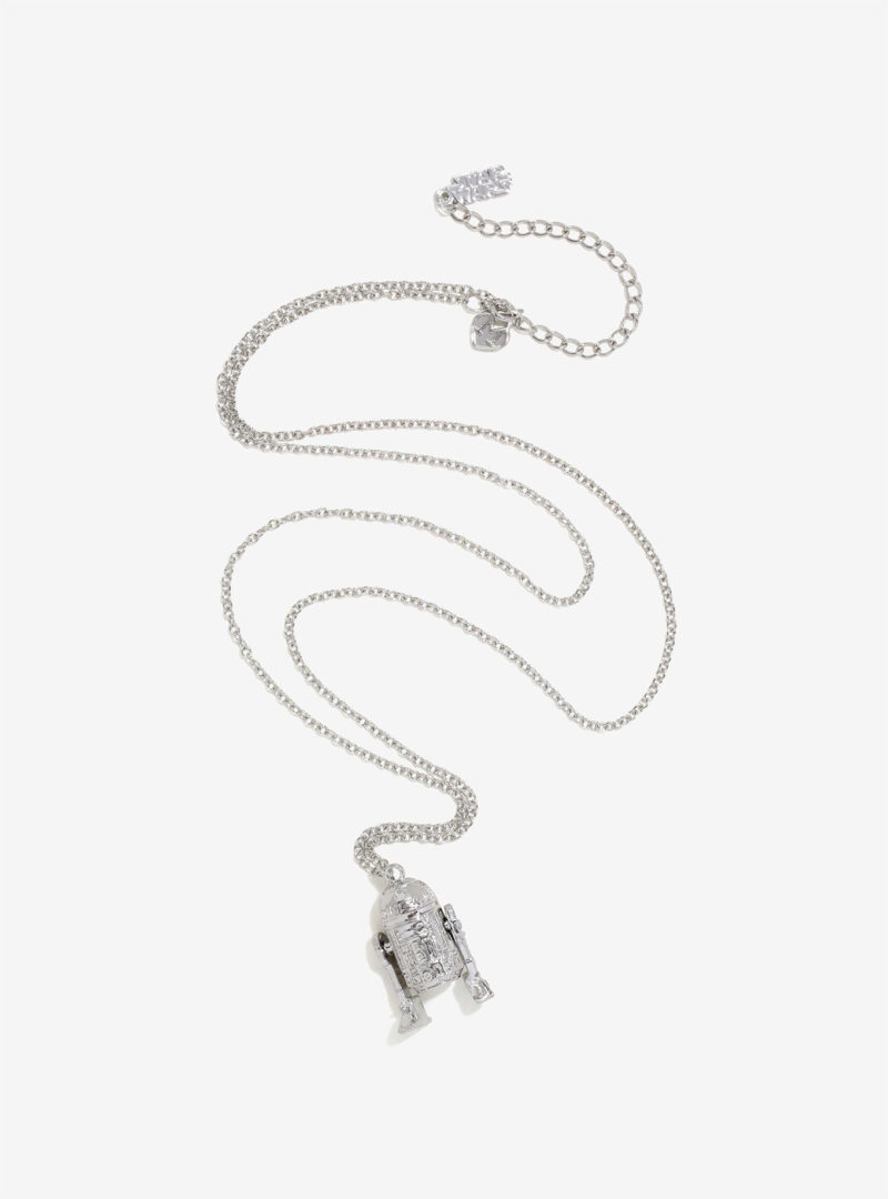 Love And Madness x Star Wars R2-D2 silver long chain necklace at Her Universe