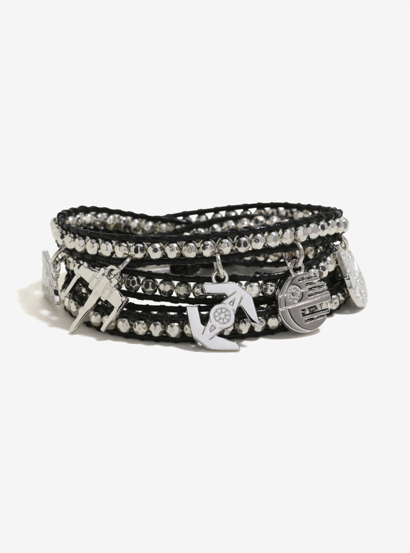 Love And Madness x Star Wars Ships Happen beaded charm wrap bracelet at Her Universe