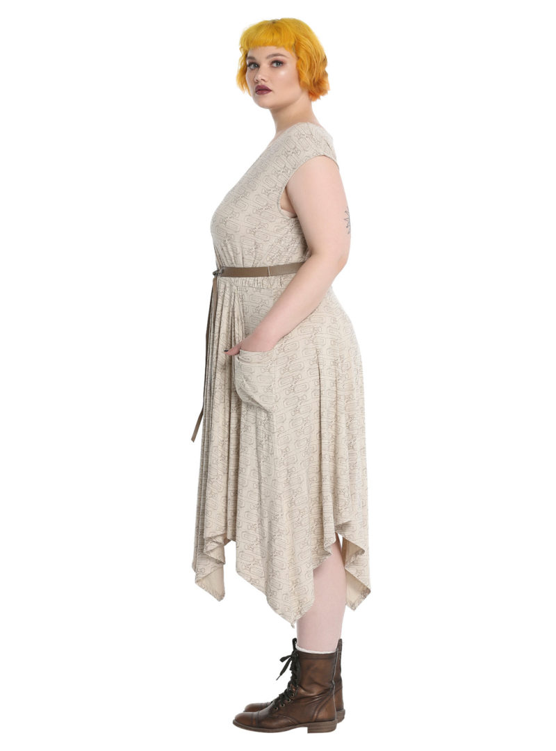 Women's plus size Her Universe x Star Wars The Force Awakens Rey dress at Hot Topic 