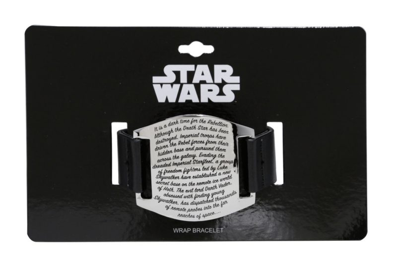 Love And Madness x Star Wars opening crawl cuff bracelet at Hot Topic