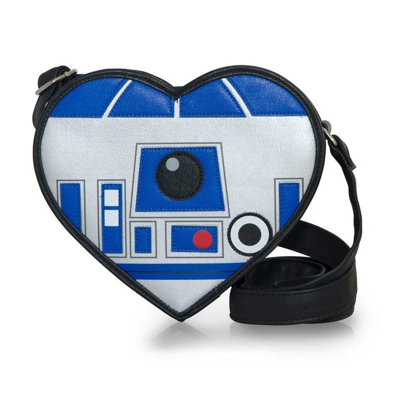 Loungefly x Star Wars R2-D2 heart shaped crossbody bag