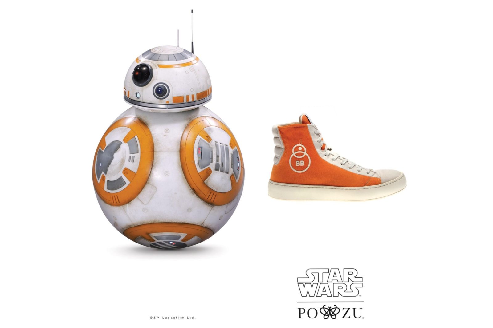 Po-Zu x Star Wars BB-8 sneaker preview
