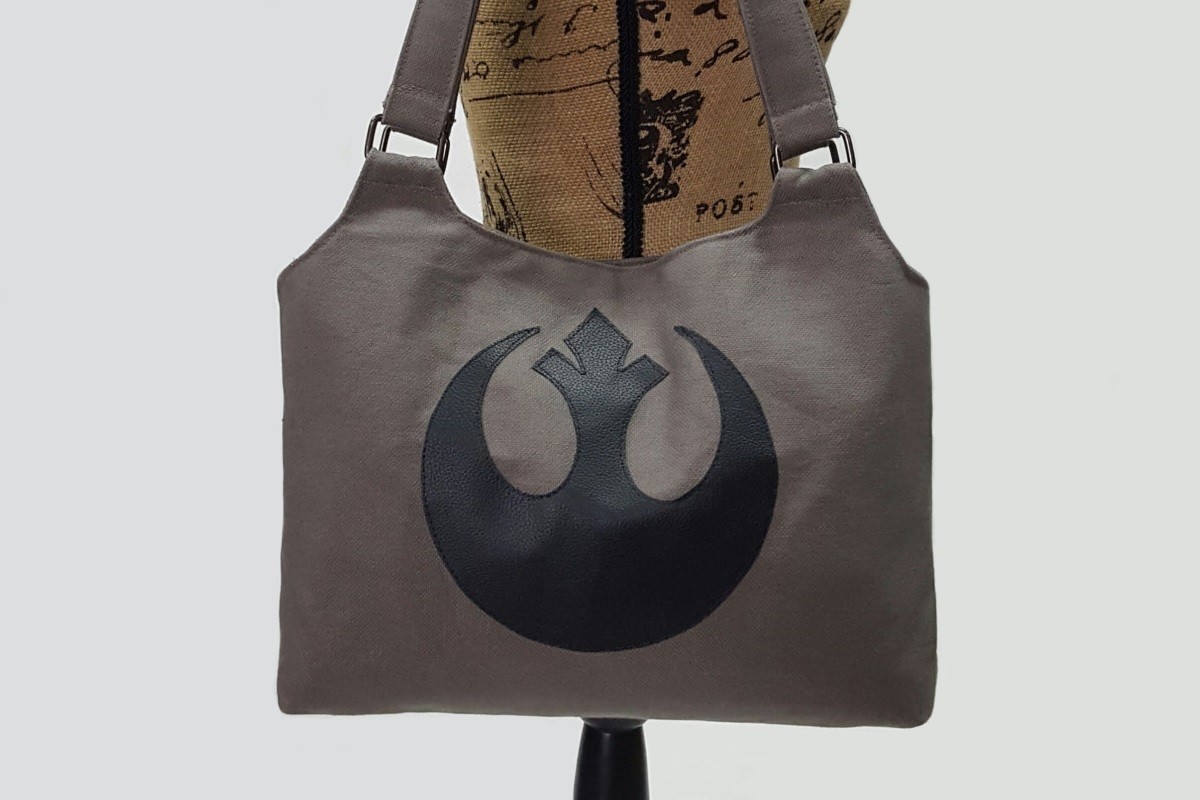 Fan made Rebel symbol handbag on Etsy