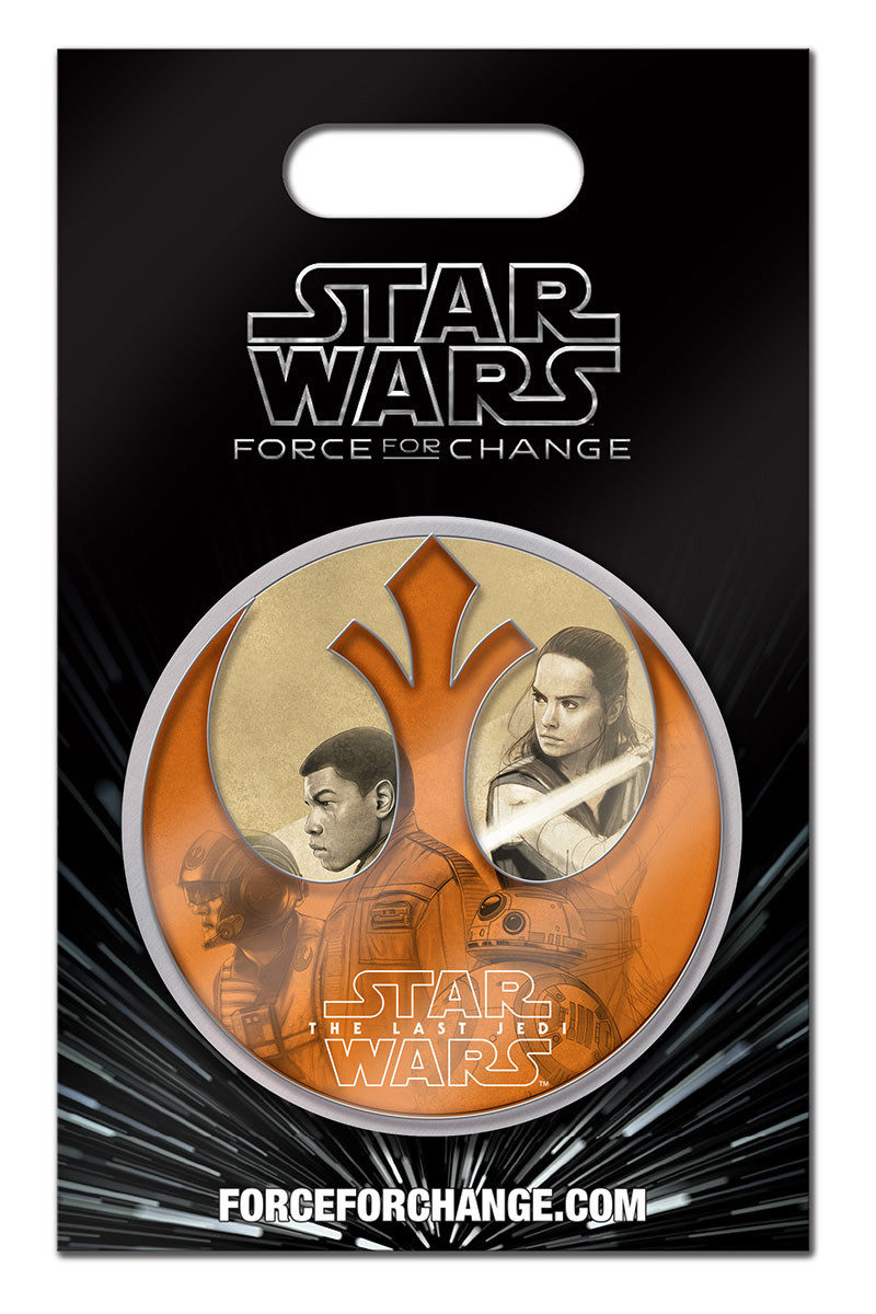 Force For Change - The Last Jedi pin at Star Wars Celebration Orlando and Disney Parks