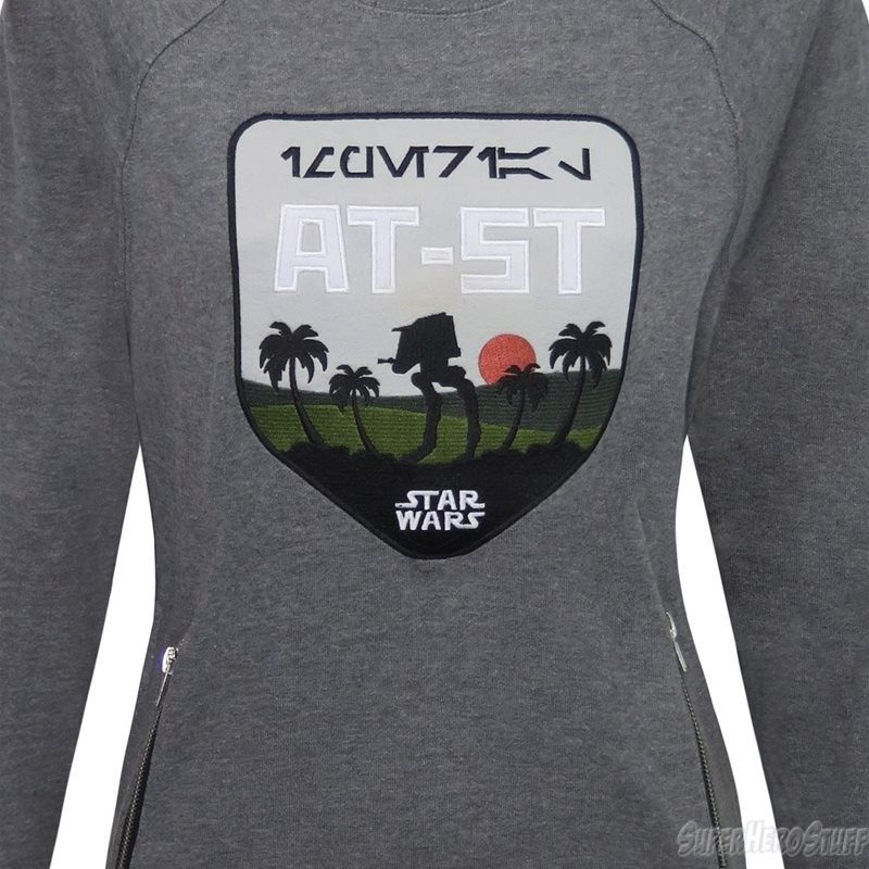 Women's Star Wars Rogue One Scarif AT-ST sweatshirt available at SuperHeroStuff
