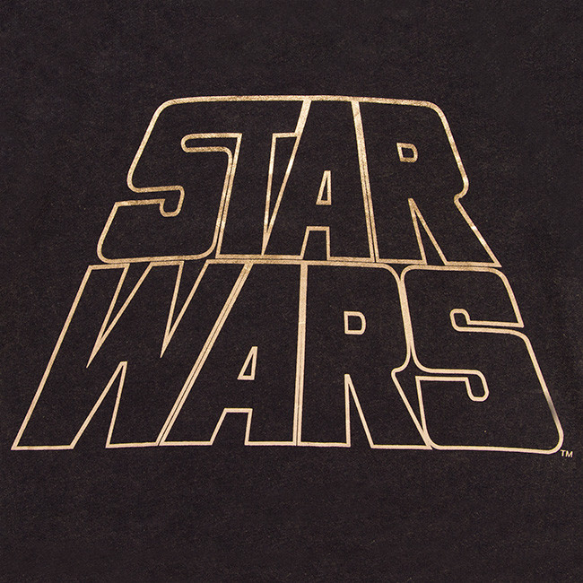 Women's Star Wars logo sequin sleeve tee at ThinkGeek