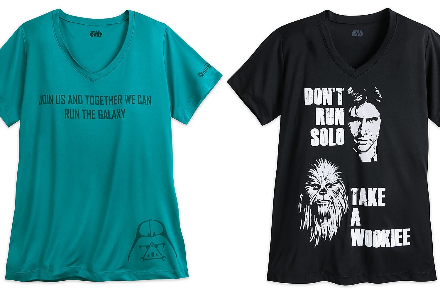 Women's Run Disney Star Wars t-shirts at the Disney Store