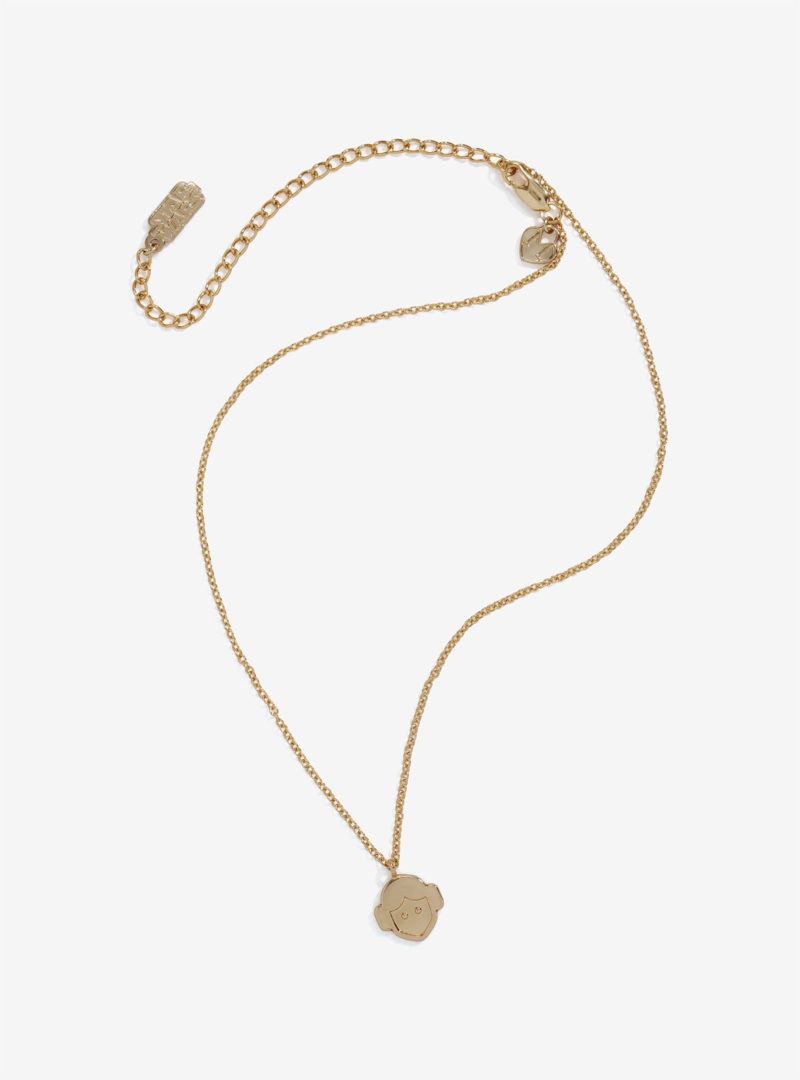 Love And Madness x Star Wars Princess Leia gold tone necklace at Her Universe