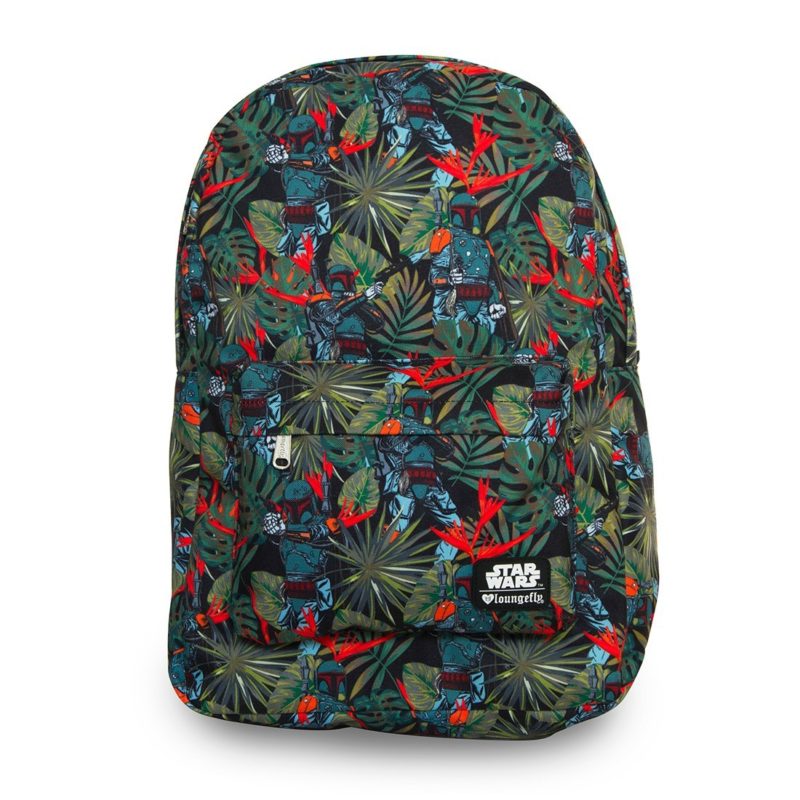 Loungefly x Star Wars Boba Fett Bright Leaves backpack