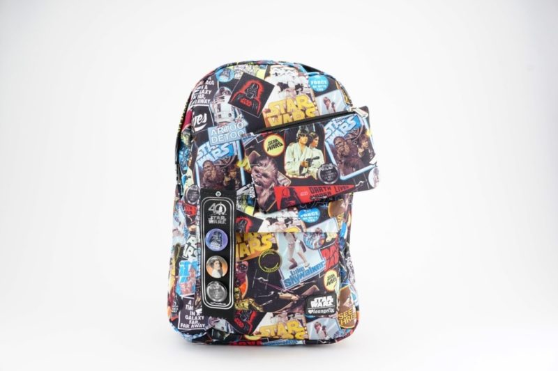 Loungefly x Star Wars 40th Anniversary limited edition backpack with matching pencil case