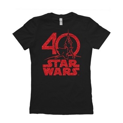 Women's Star Wars Celebration Orlando exclusive 40th Anniversary Sparkle t-shirt
