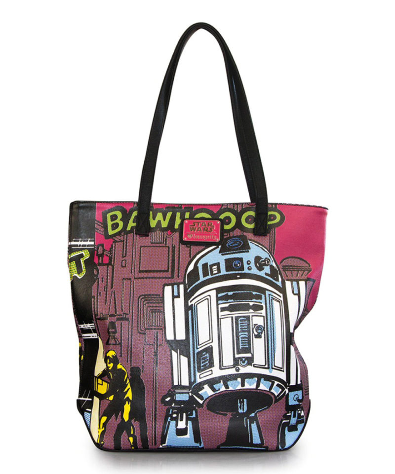 Star Wars Fashion on sale at Zulily - Loungefly R2-D2 comic print tote bag