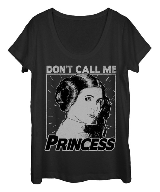 Star Wars Fashion on sale at Zulily - women's Princess Leia t-shirt