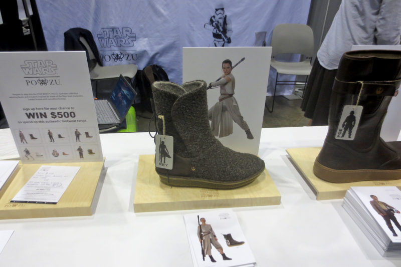 Po-Zu Footwear x Star Wars collection on display at Celebration Orlando